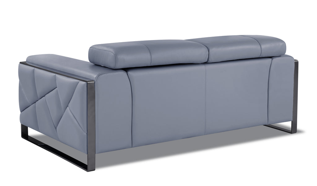 Italian Leather Loveseat P58636
