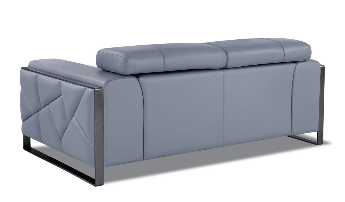 Italian Leather Loveseat P58636