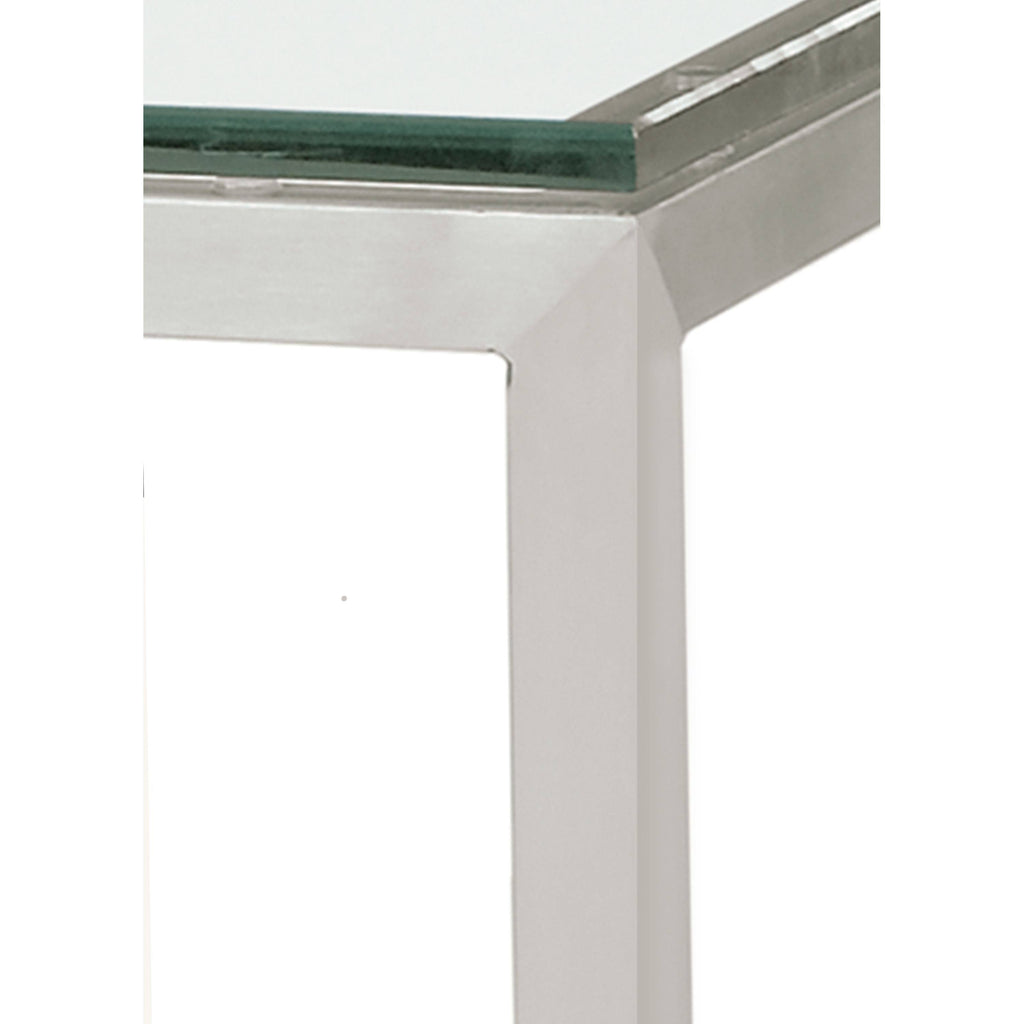 White Venatino Marble Counter Table N13325