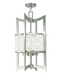 Brushed Nickel 4 Light Lantern J5502