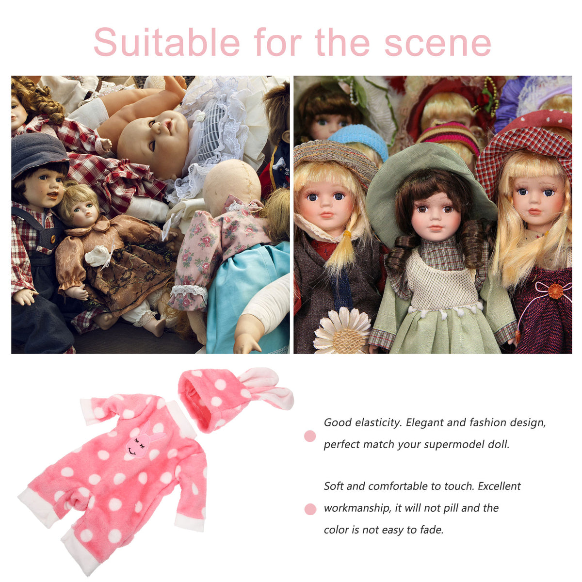 Baby Doll Pajamas Doll Clothes for 18inch Doll I539202