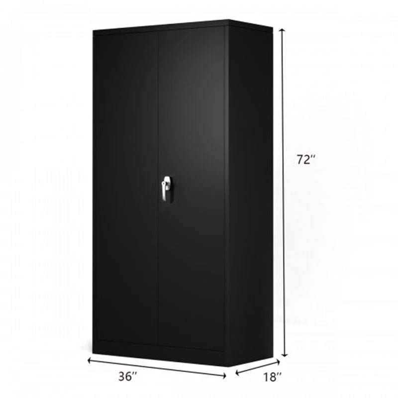 Black Steel Storage Cabinet R298