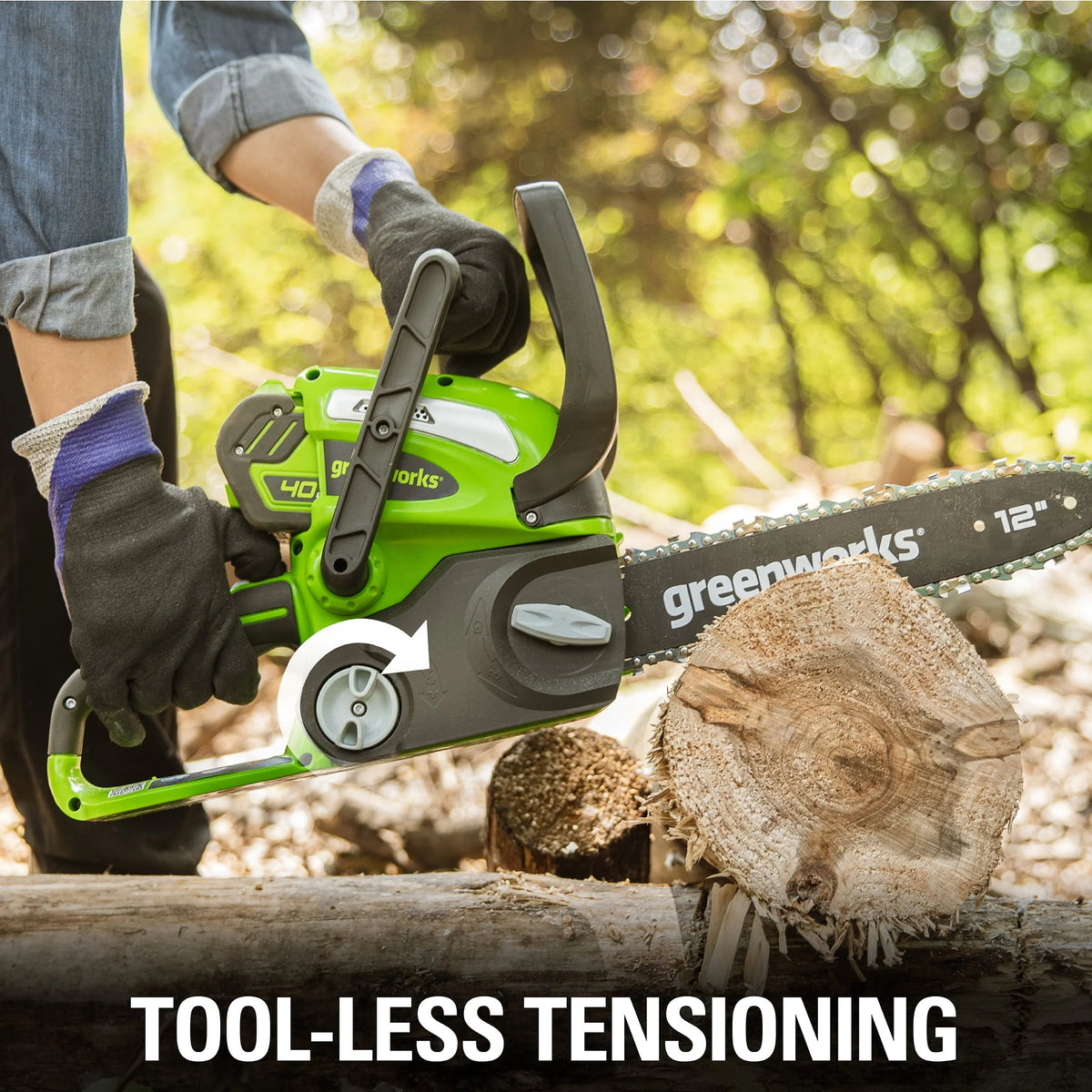 40V Cordless Chainsaw with Battery & Charger Z977861