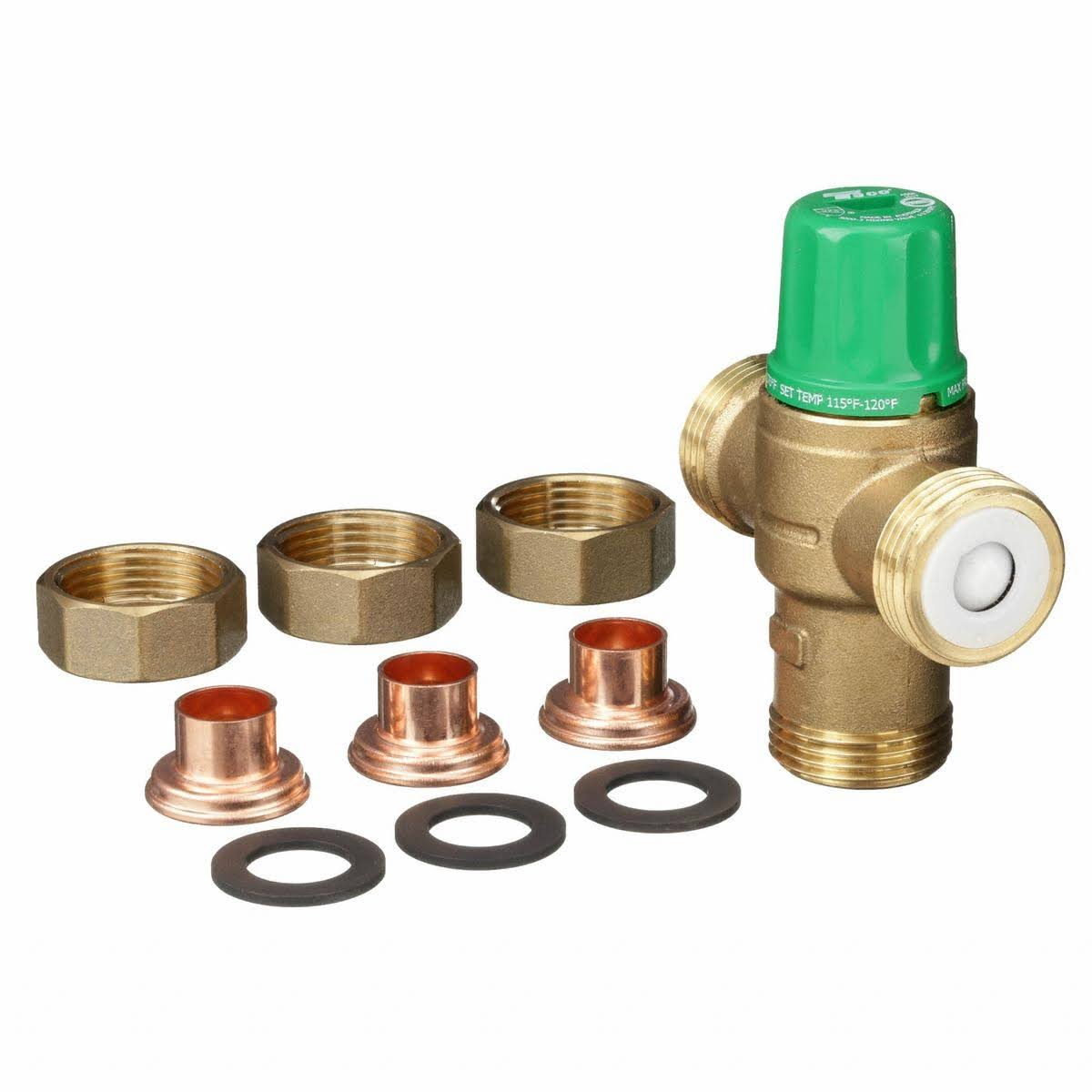 Taco Mixing Valve 3/4x22 Sweat Union Connections Z9382