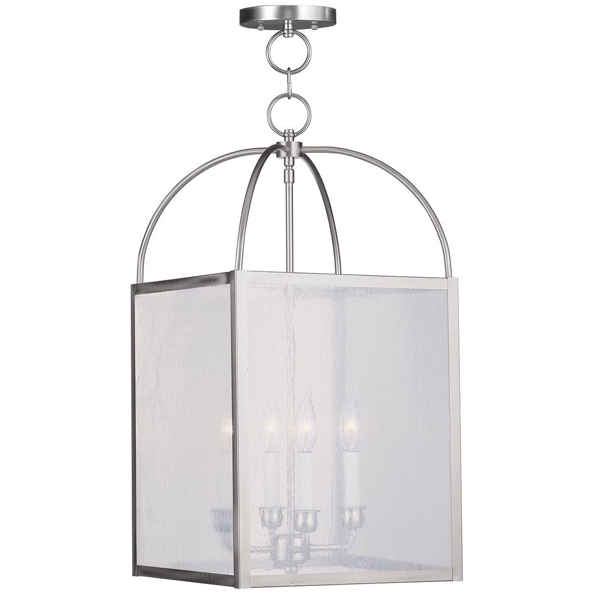 4 Light Black Chain Lantern V8953