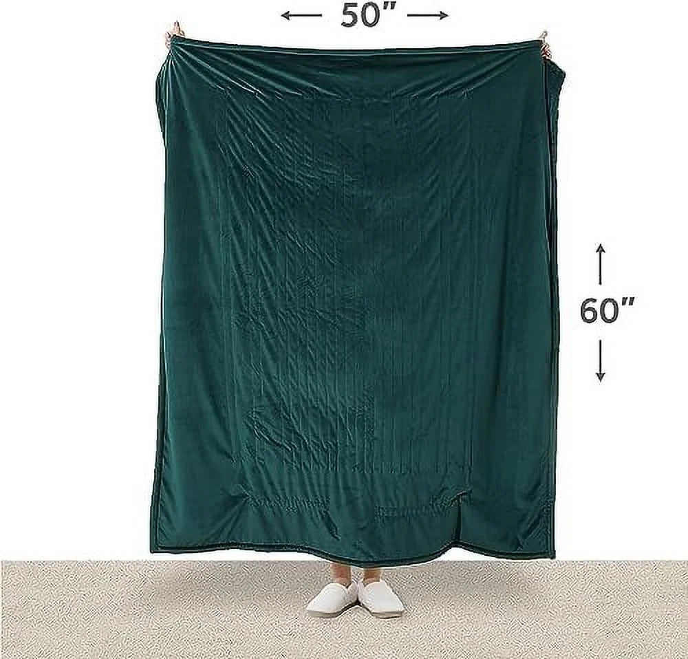 Mink Sherpa Heated Throw Blanket R807