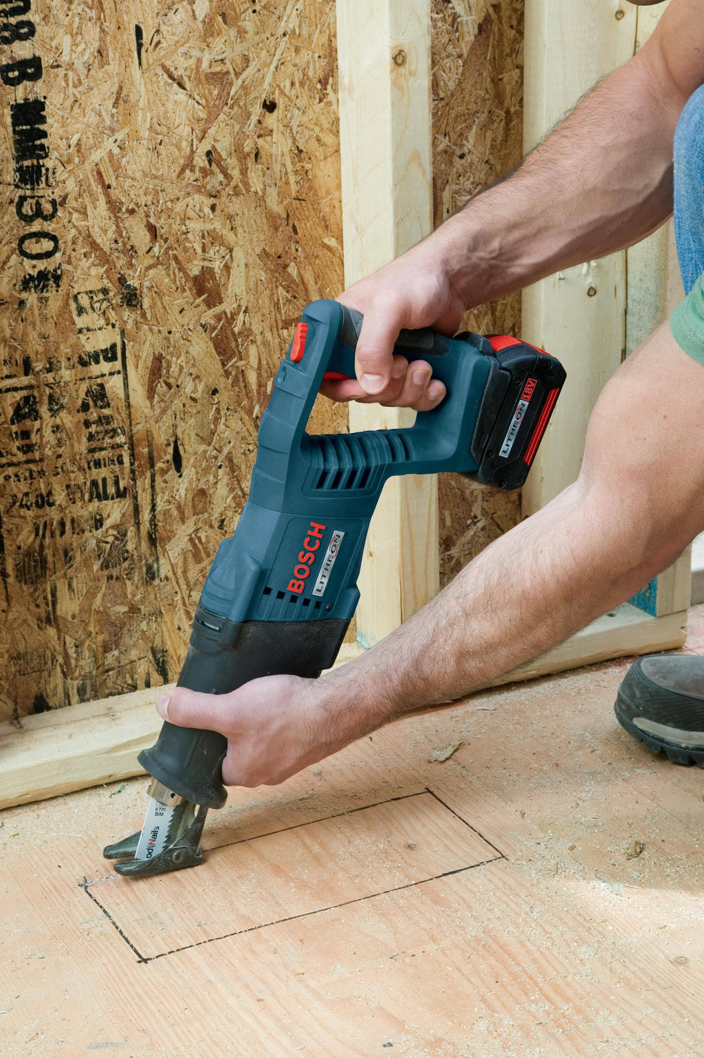 18V Reciprocating Saw Bare Tool and L-BOXX 3 N4229
