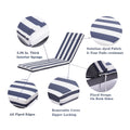 Blue Chaise Lounge Chair Cushion Replacement Seat Pad K487