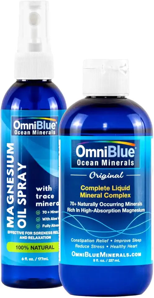 Pure Magnesium 70+ Trace Minerals 8oz & 6oz Topical Spray K268973