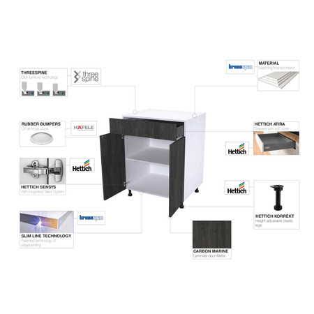 30x22 x 18x22 x 12x22 BR Dresser O742416