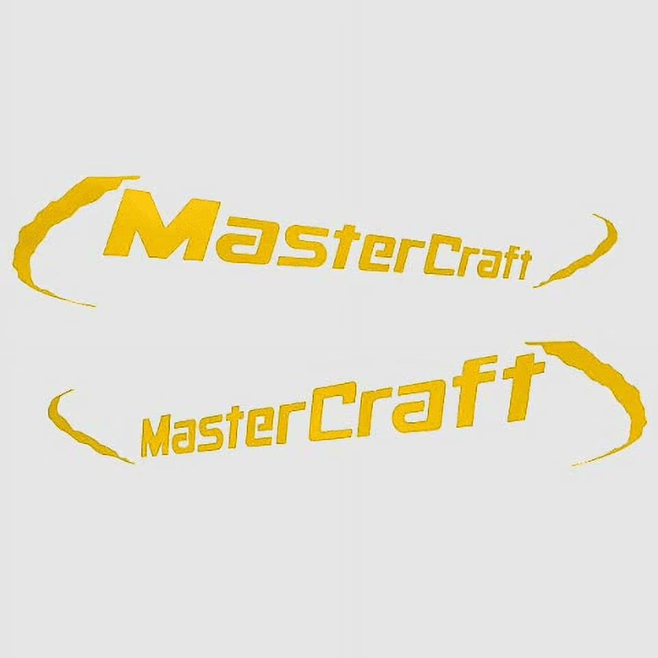 Yellow 2PC Boat Decal Set L6867