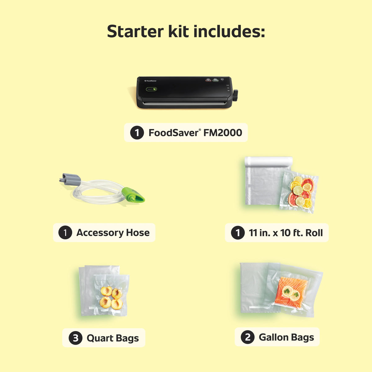 Vacuum Sealer with Bags D10309