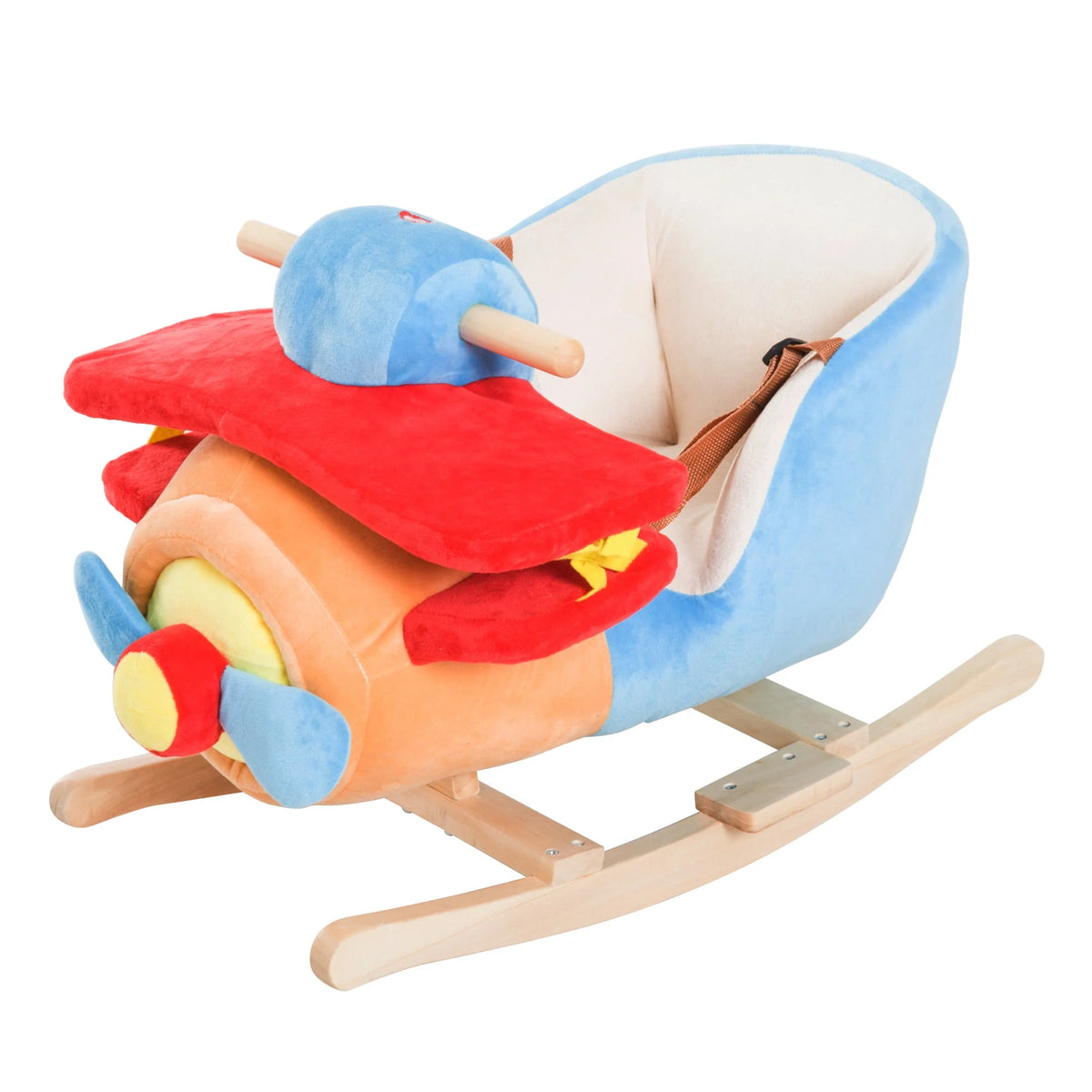Pink Plush Rocking Unicorn Ride On Toy Y273