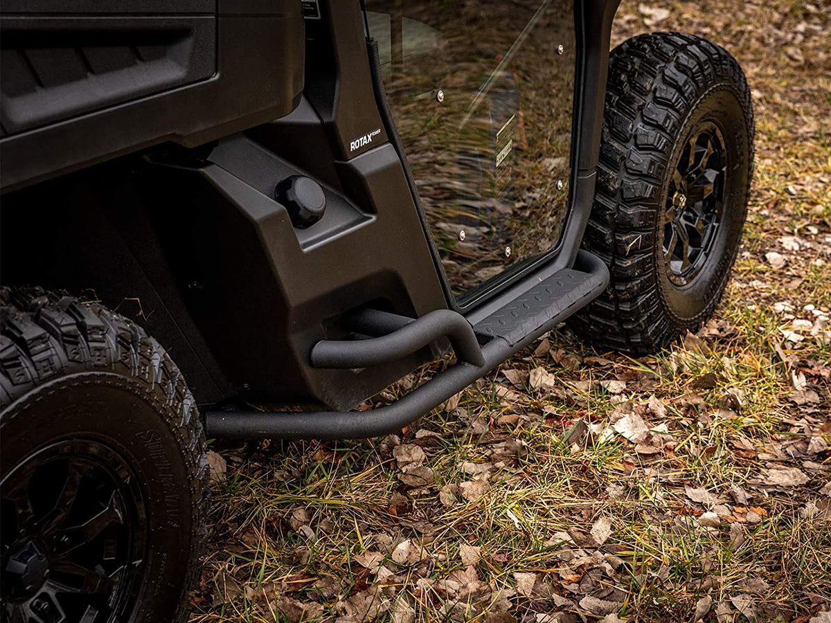Black Nerf Bars with Steel Tubing A1809