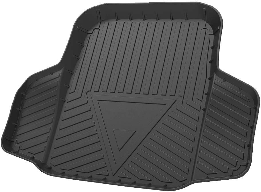 Black Heavy Duty Rubber Trunk Liner Pack of 2 J774