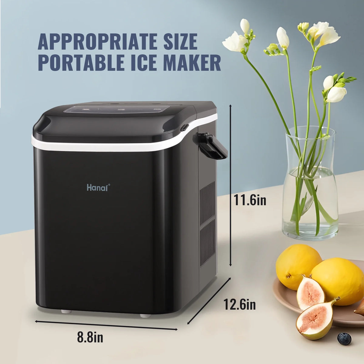 Countertop Ice Maker 26.5lbs/24H N10744