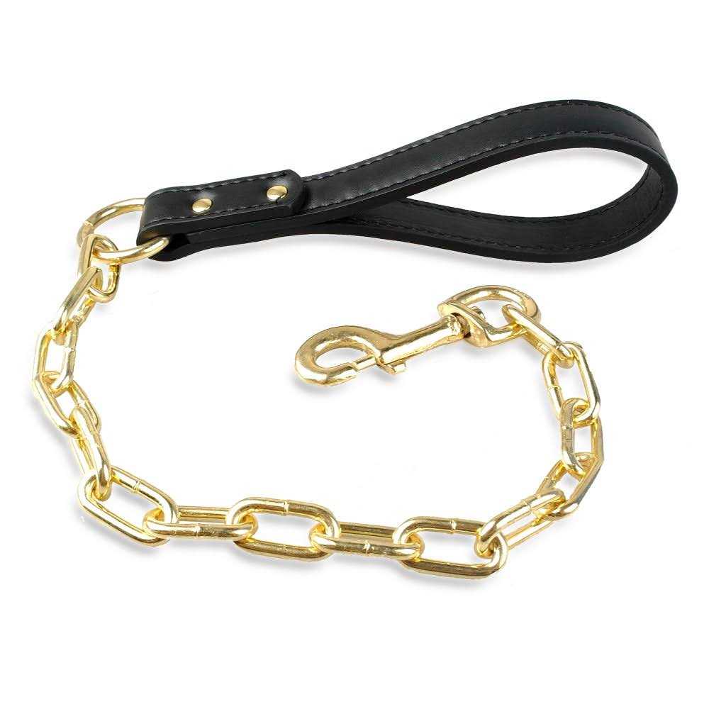 Black Leather Spiked Dog Collar & Leash & Harness 3 Pcs Set Y128246