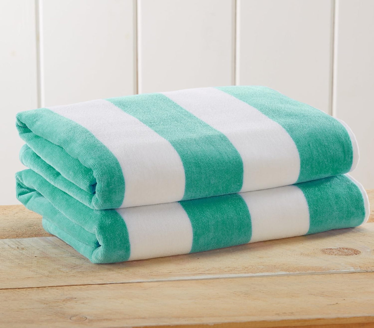 4 Pack Plush Velour 100% Cotton Beach Towels (Navy, 30 x 60) E877