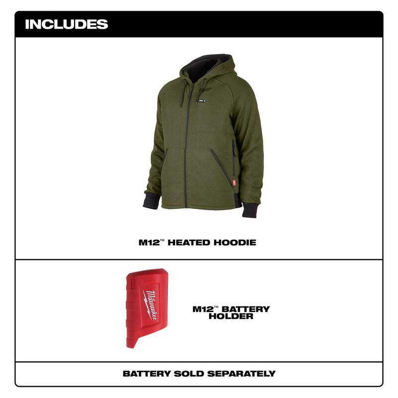 3X-Large Cordless Heated Jacket Hoodie S1843