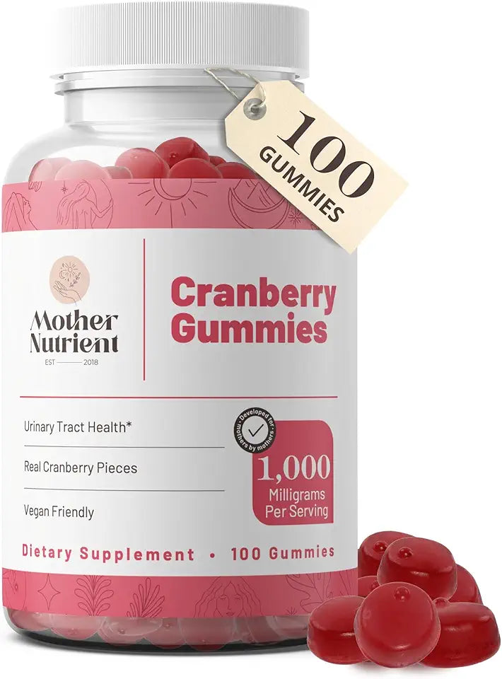 Cranberry Gummies Supplement 100 Count B762953