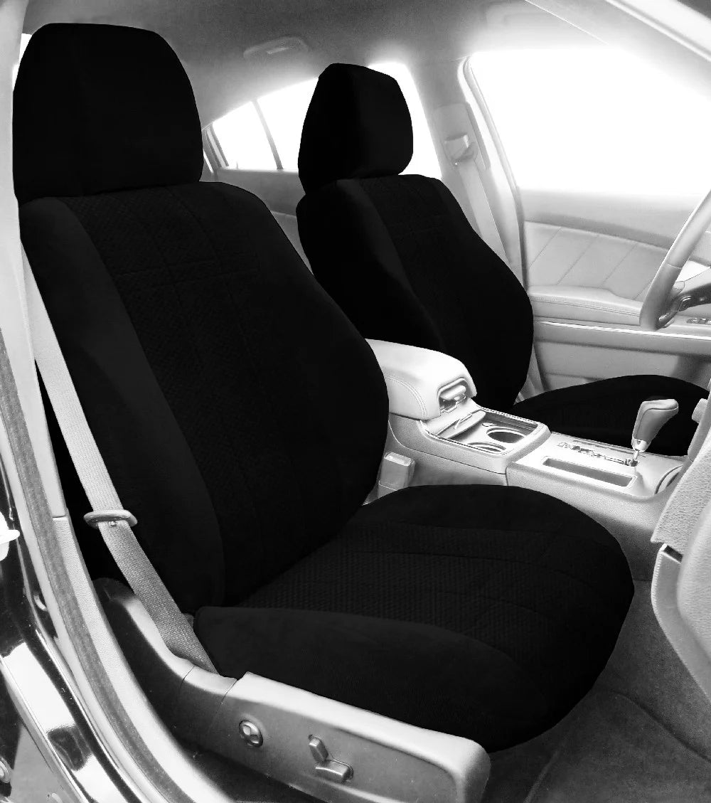 Black Monarch Insert Velour Seat Covers I821