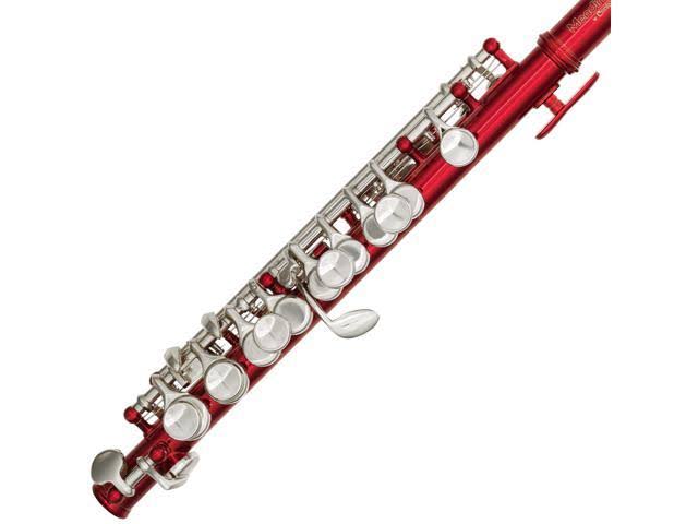 Red Piccolo with Nickel Plated Keys T5310