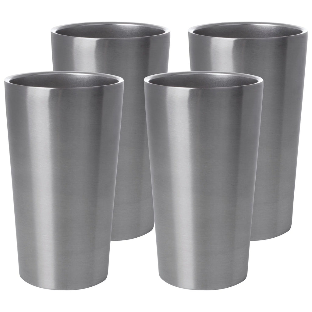 4 Piece Double Wall Stainless Steel Tumbler Set B5546