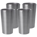 4 Piece Double Wall Stainless Steel Tumbler Set B5546