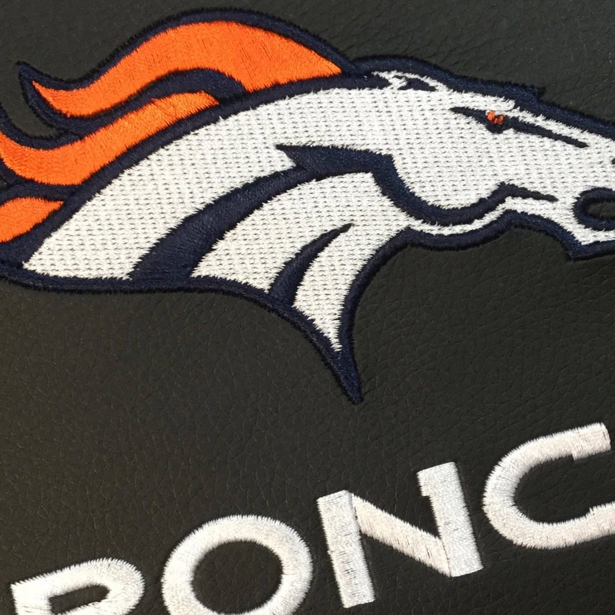 Silver Club Chair with Denver Broncos Secondary Logo G3890