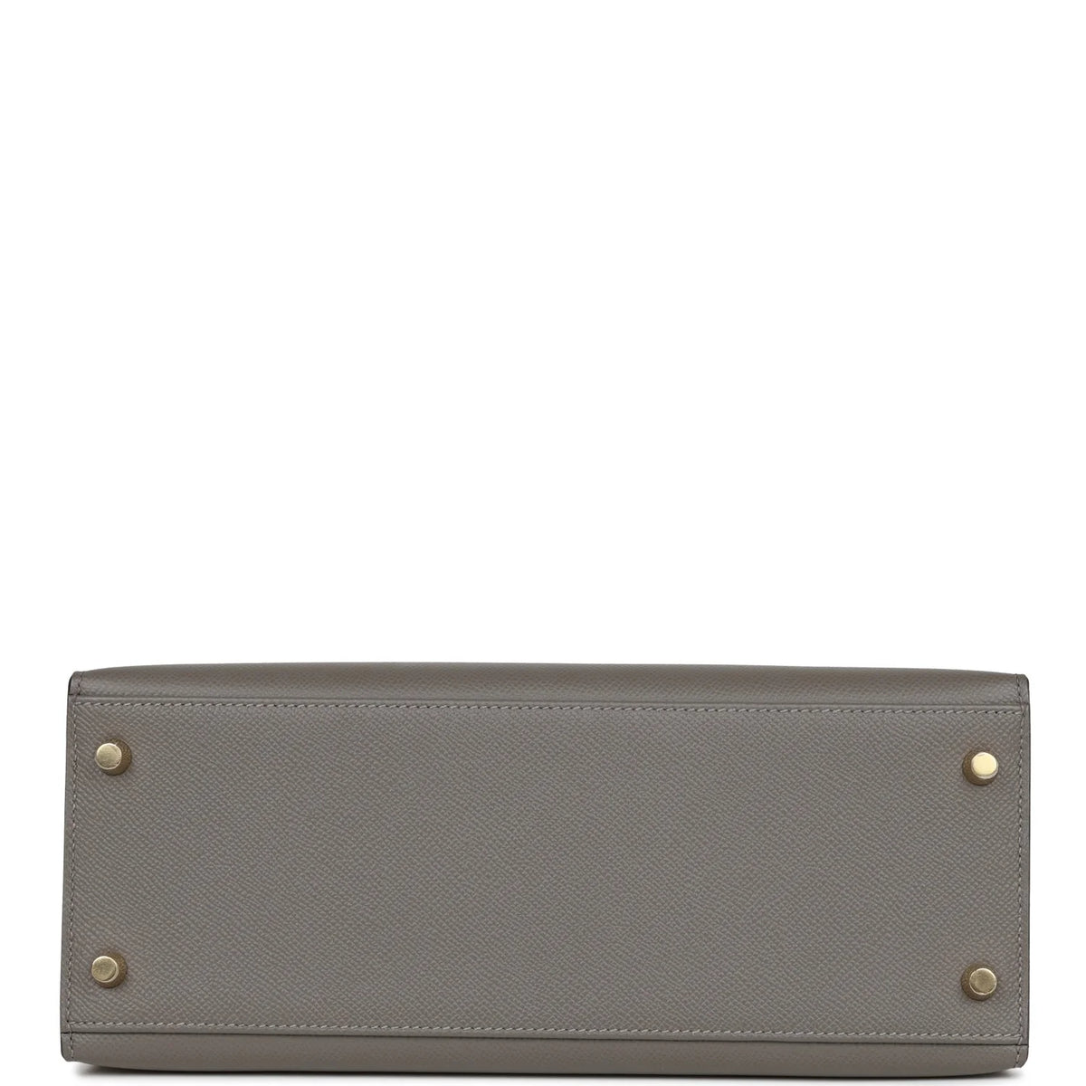 Kelly 28 Gris Meyer Epsom Handbag F9115