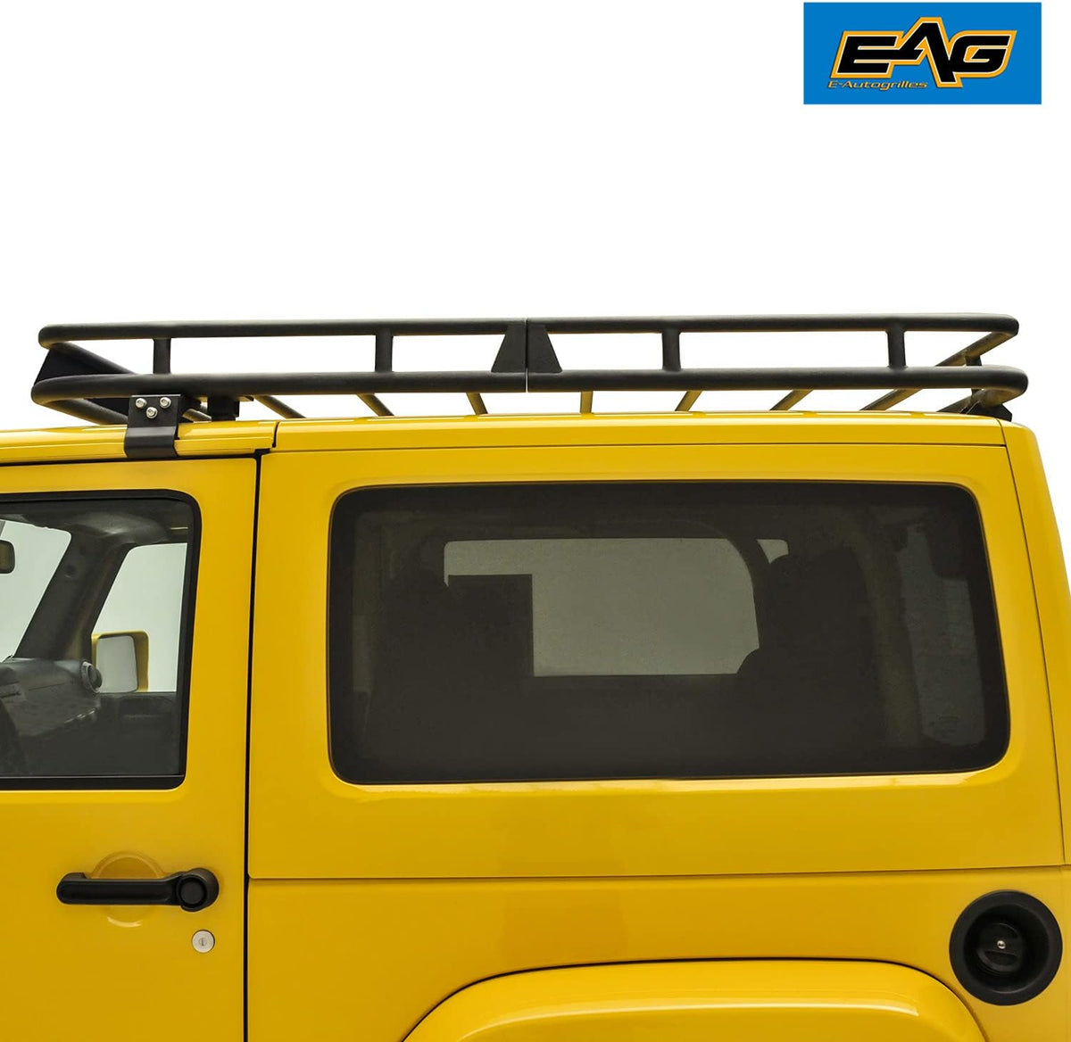 2/4 Door Roof Rack Cargo Basket with Wind Deflector 2 PCS S483674