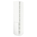 White 18x24x80 High Cabinet with shelves and 2 Doors Q97654