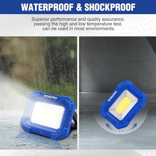 Rechargeable Magnetic LED Work Light 2000LM 2 Pack I9000