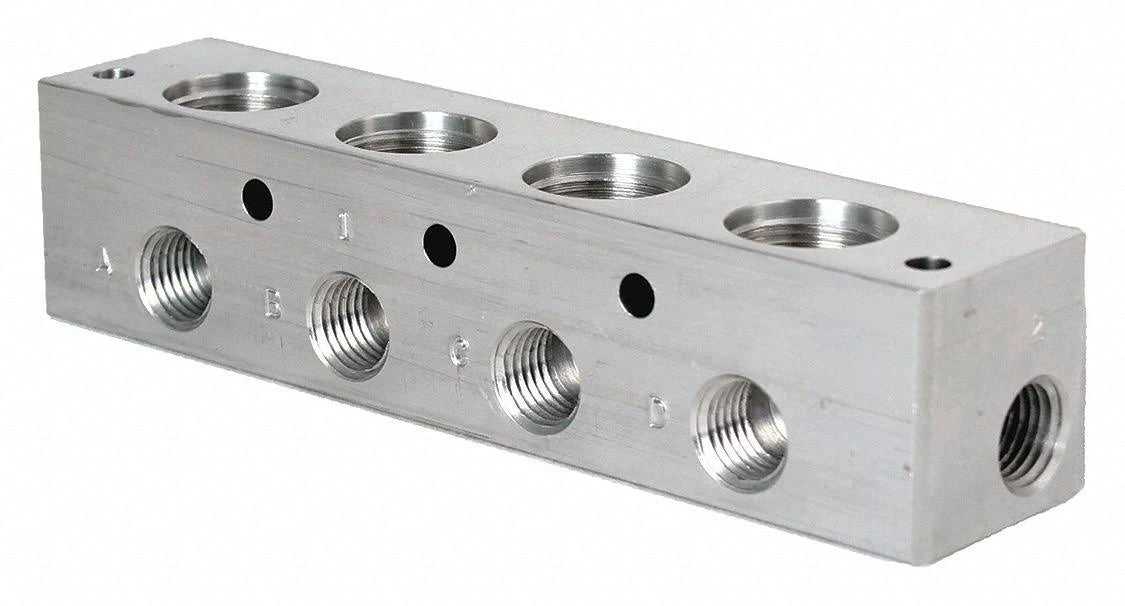 3 Outlets 303 Stainless Steel Manifold P49170
