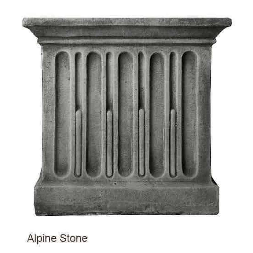 Aged Limestone Standing Lotus Buddha J9829