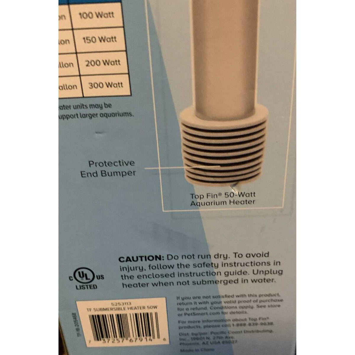 Submersible Aquarium Tank Heater S5910