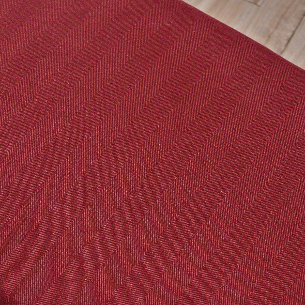 Red and Brown Rectangular Storage Ottoman N456780