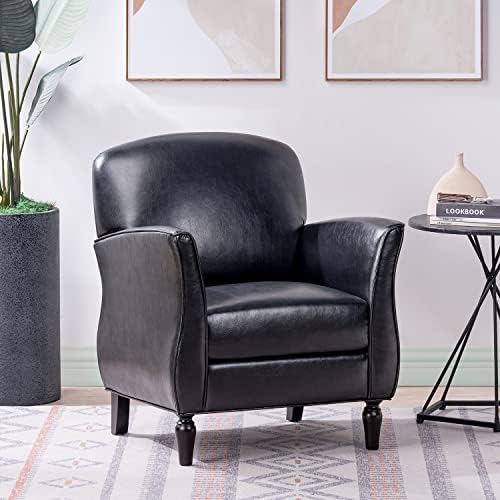 White Fabric Accent Chair J926
