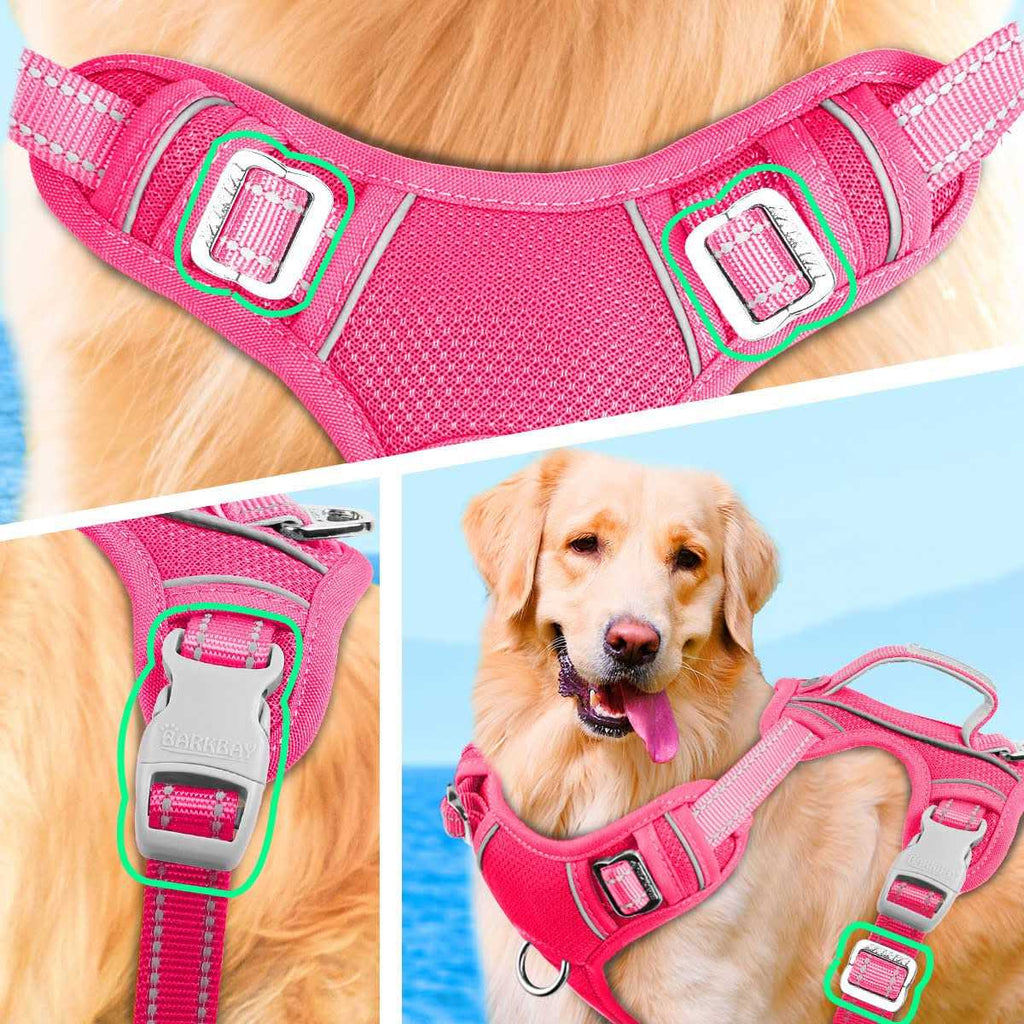 No Pull Reflective Dog Harness with Handle B467