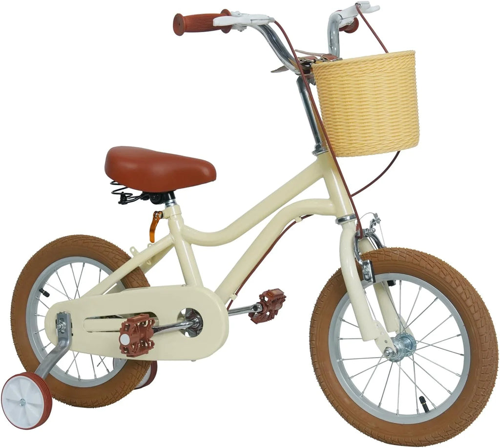 16 inch Kids Bike with Training Wheels and Basket R18117