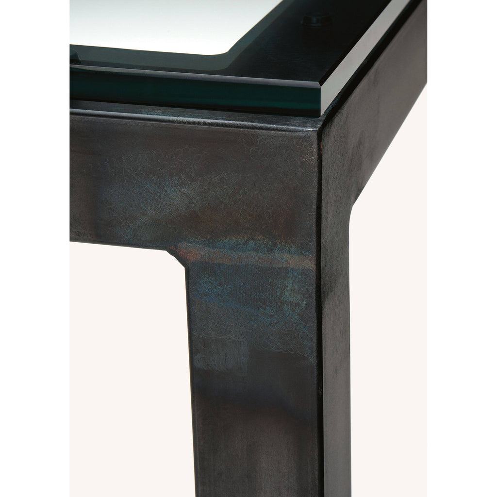 White Venatino Marble Counter Table N13325
