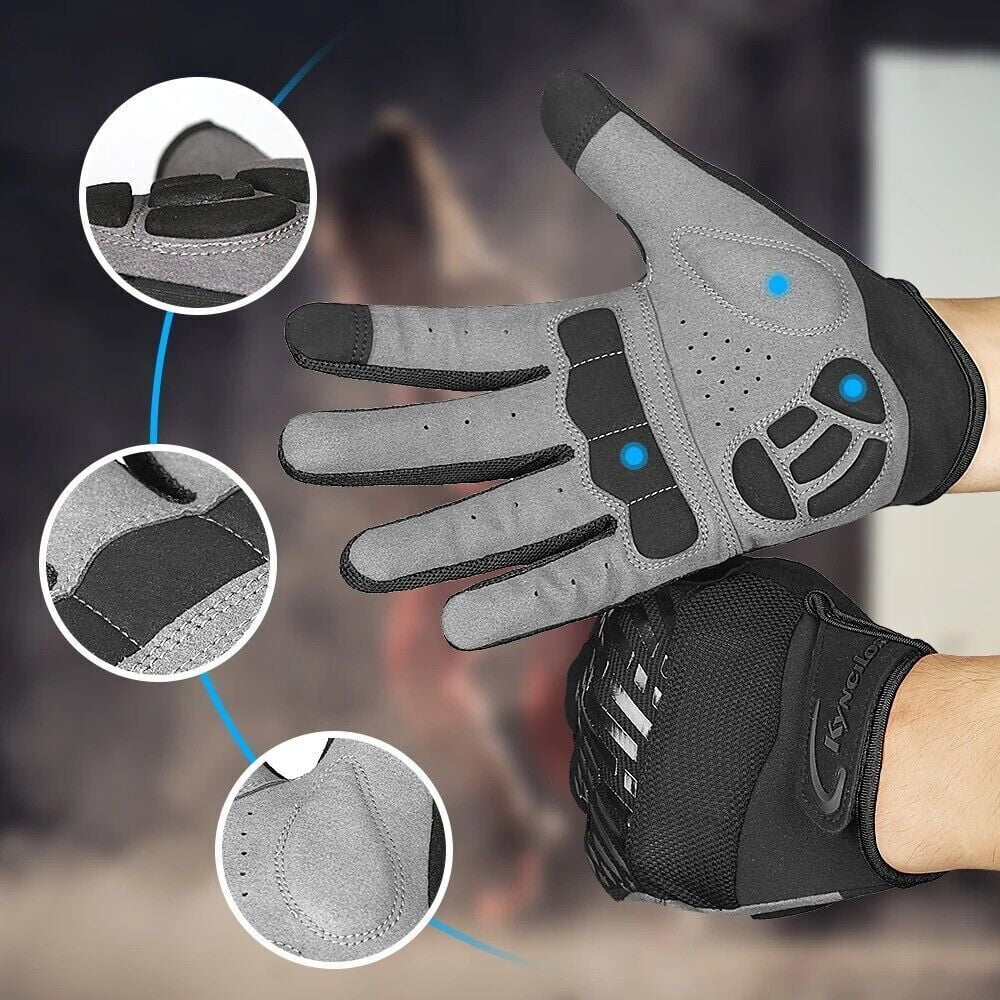 Full Finger Breathable Gel Pad Cycling Gloves A442
