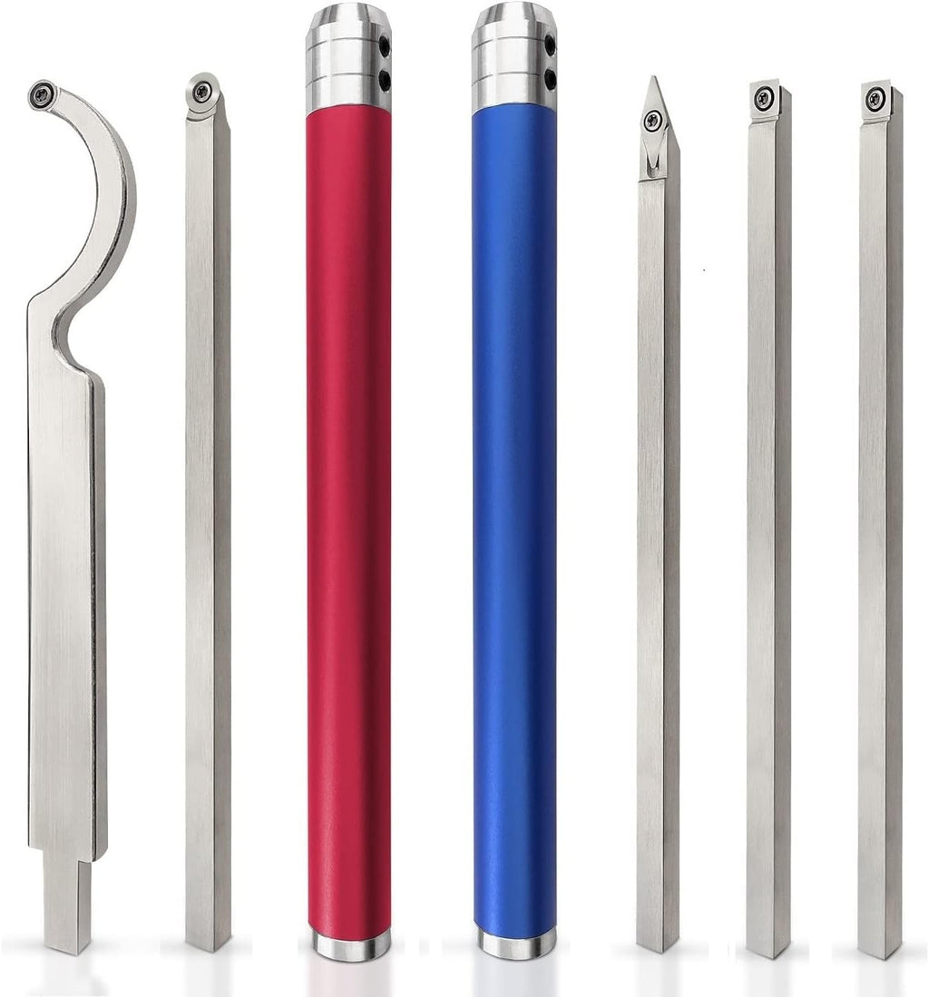 Carbide Lathe Turning Tools, 20 Full Size Woodturning Tools, Alloy Tool Set V8732