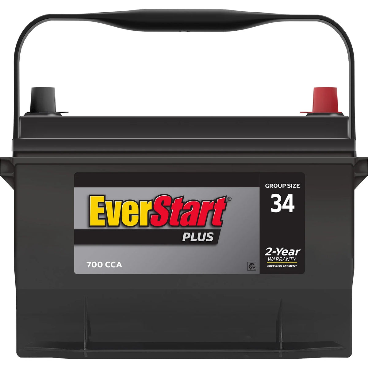 Lead Acid Automotive Battery, Group Size 34 12 Volt, 700 CCA B852549