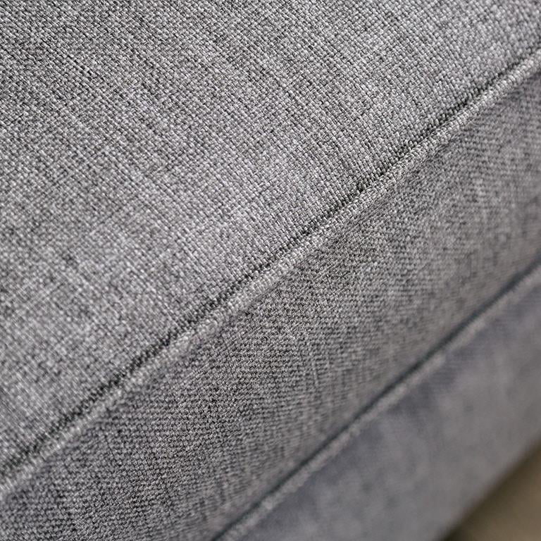 Bluish Gray Linen-like Fabric Living Room Set 3pcs S42502