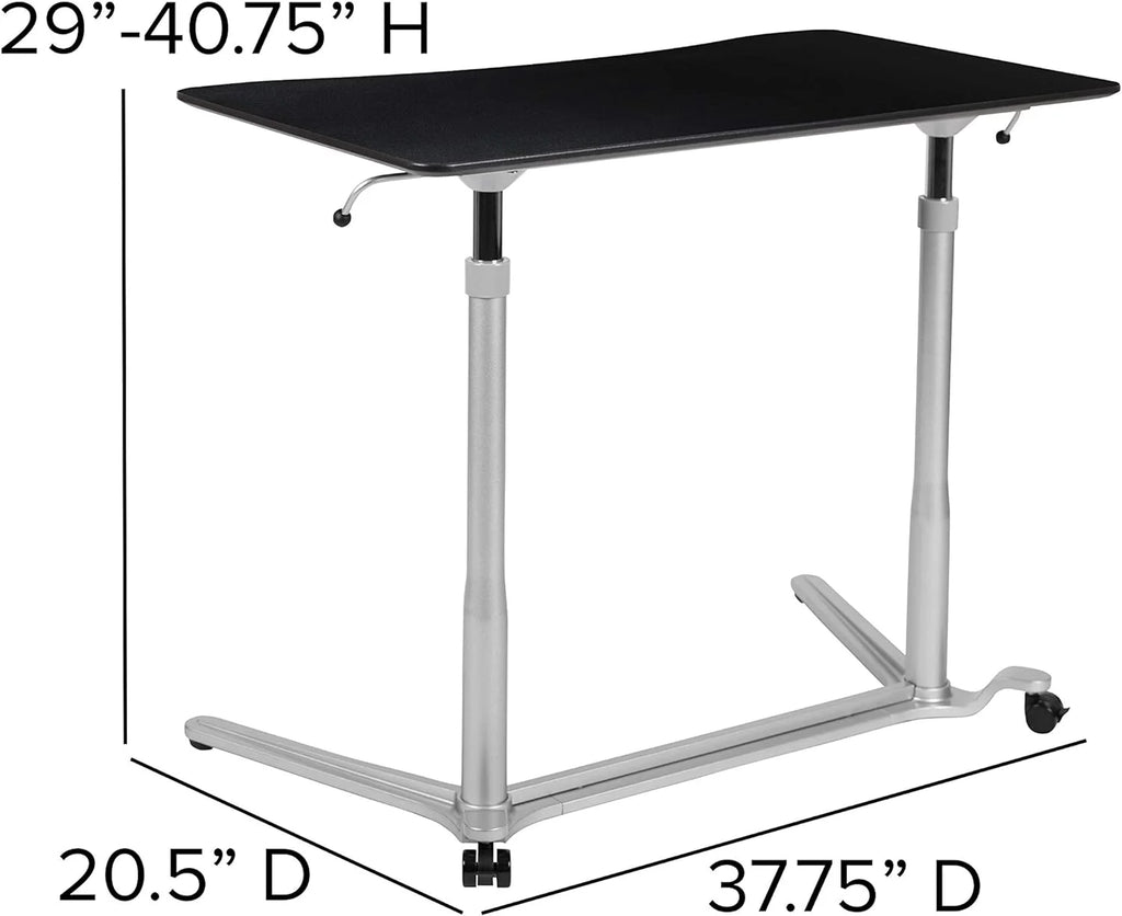 Black Ergonomic Standing Desk P683