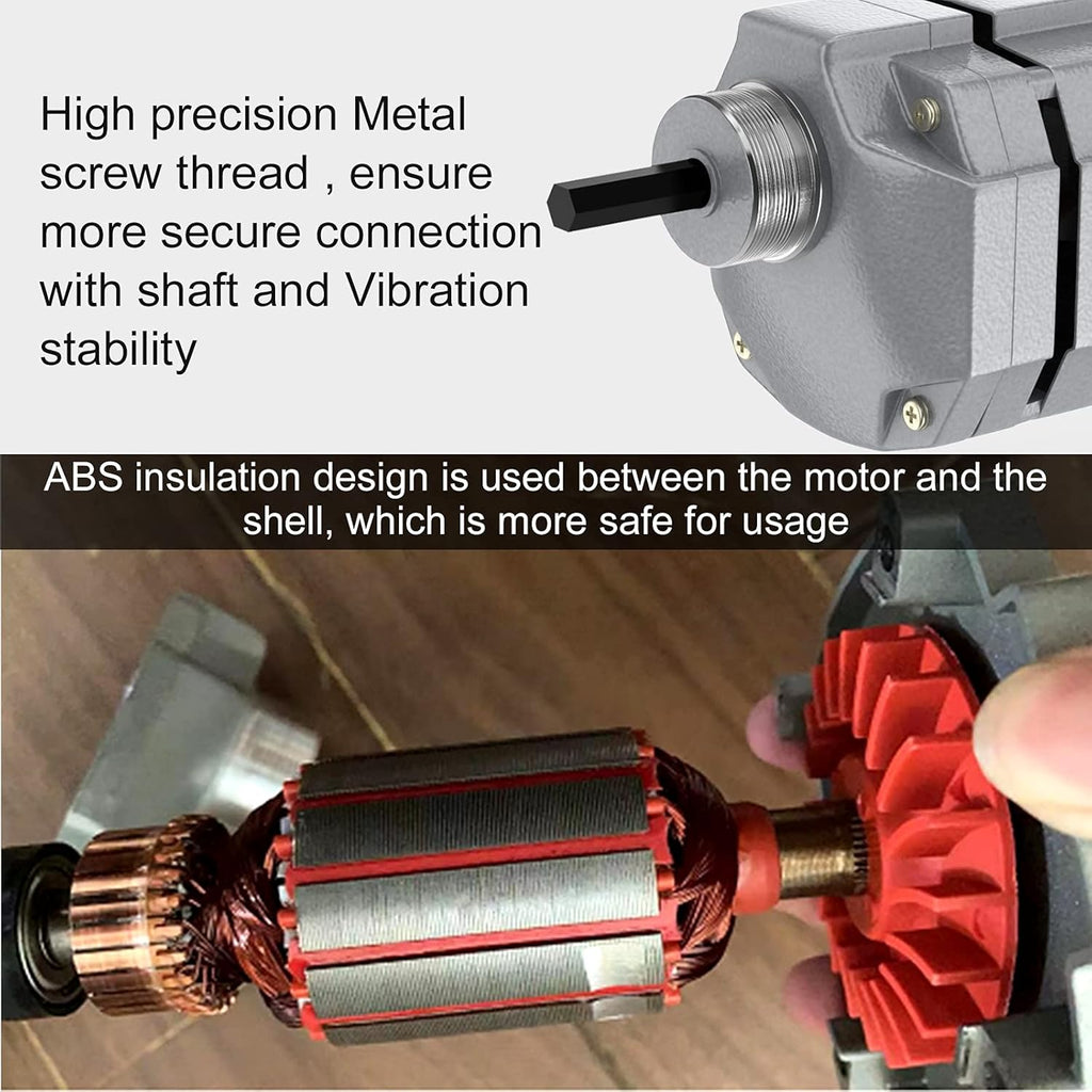 Concrete Vibrator 1300W 110V with 2m Copper Shaft Rod J119