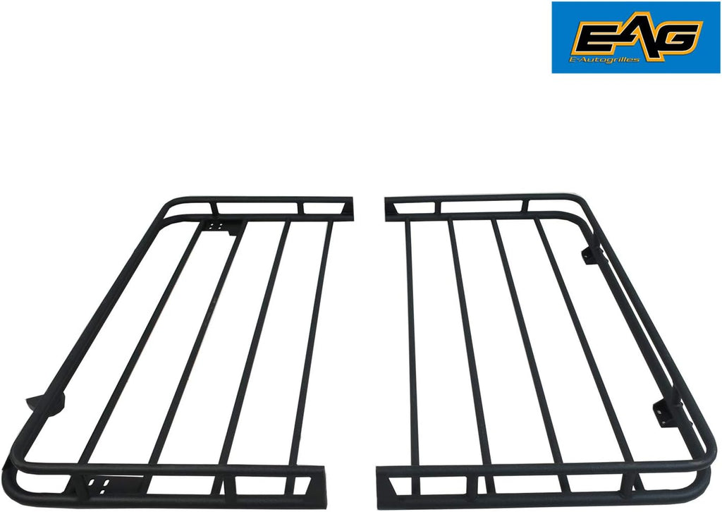 2/4 Door Roof Rack Cargo Basket with Wind Deflector 2 PCS S483674