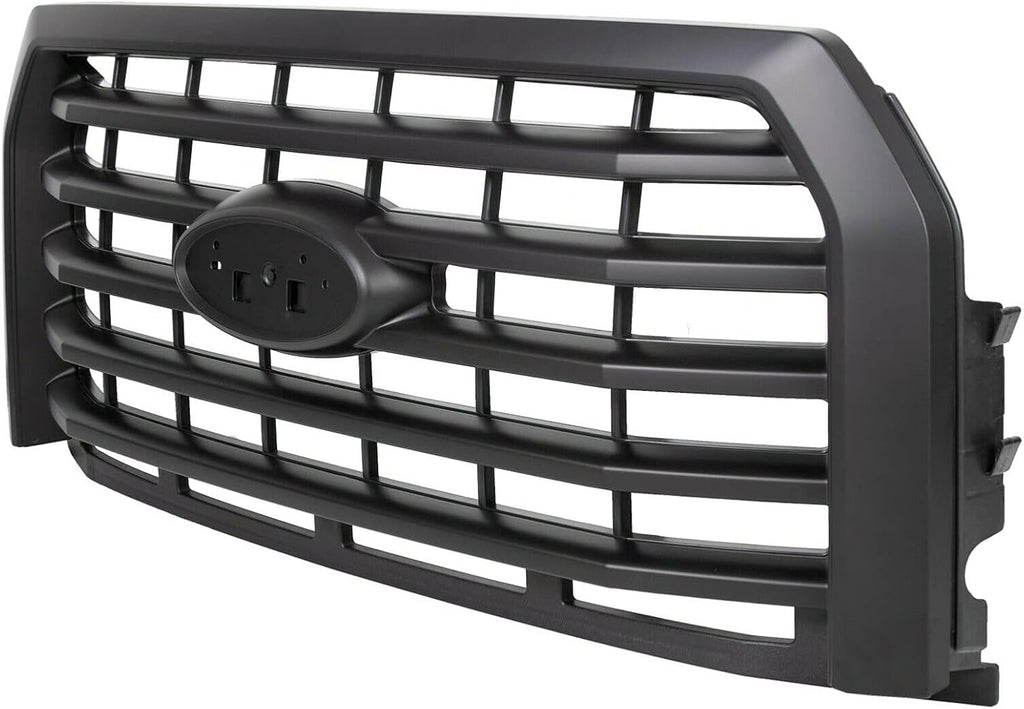 Black Horizontal Front Bumper Grille Five Bar Radiator G826447