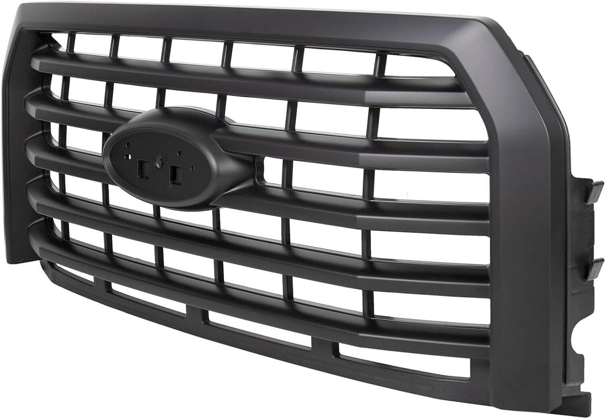 Black Horizontal Front Bumper Grille Five Bar Radiator G826447